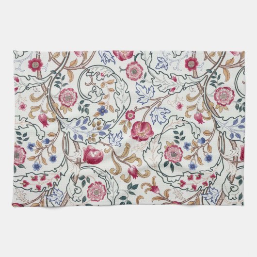 Bloem, Floral Pattern, William Morris Theedoek (Horizontaal)