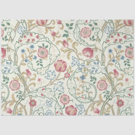 Bloem, Floral Pattern, William Morris Tissuepapier (Voorkant)