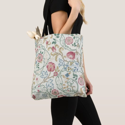 Bloem, Floral Pattern, William Morris Tote Bag (Dichtbij)