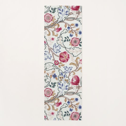 Bloem, Floral Pattern, William Morris Yogamat (Voorkant)