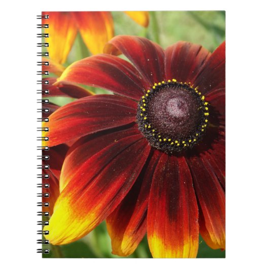 Bloem Foto Geel Bruin Notitieboek (Voorkant)