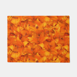 Bloem Foto Oranje tuinlilies Deurmat