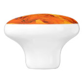 Bloem Foto Oranje tuinlilies Keramische Knop (Zijkant)