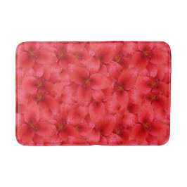 Bloem Foto Rood Garden Lilies Raindrops Badmat