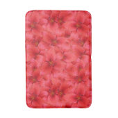 Bloem Foto Rood Garden Lilies Raindrops Badmat (Voorkant Verticaal)