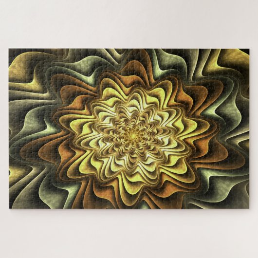 bloem-fractale puzzel (Horizontaal)