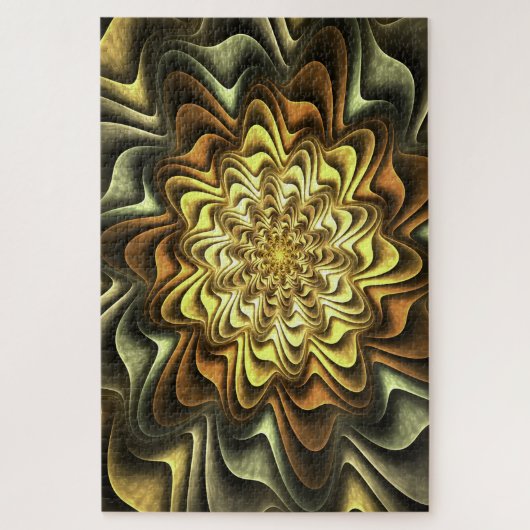 bloem-fractale puzzel (Verticaal)