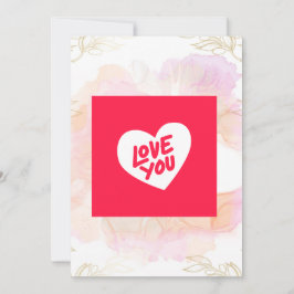 Bloem Frame Cirkel En Liefde Hart Kaart