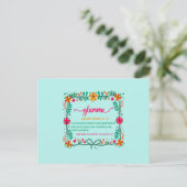 Bloem Frame Glamma Oma Grootmoeder Definitie Briefkaart (Staand voorkant)