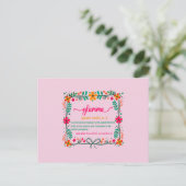 Bloem Frame Glamma Oma Grootmoeder Definitie Briefkaart (Staand voorkant)