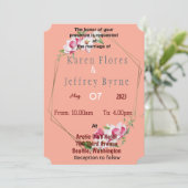 Bloem Frame Kaart (Staand voorkant)