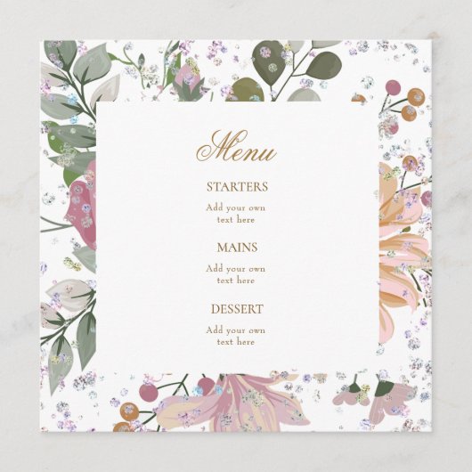 bloem frame menu (Voorkant)