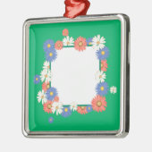 Bloem frame metalen ornament (Links)