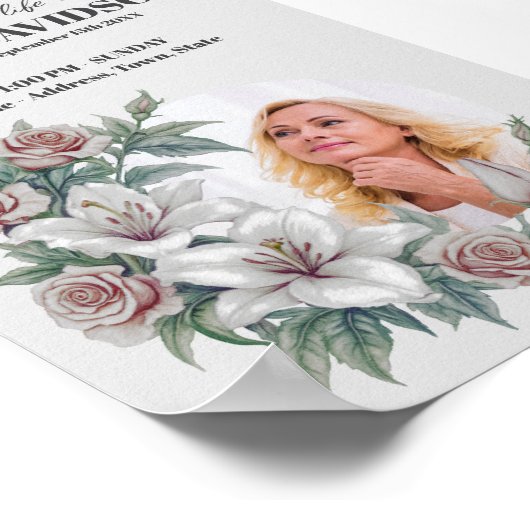 Bloem Frame Rouw Media Direct Downloaden Poster (Hoek)