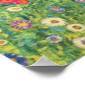 Bloem Garden Gustav Klimt Poster (Hoek)