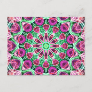 Bloem Garden kaleidoscoop Briefkaart