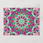 Bloem Garden kaleidoscoop Briefkaart (Voorkant)