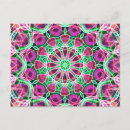 Bloem Garden kaleidoscoop Briefkaart