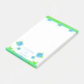Bloem gecentreerd post-it® notes (Schuin)