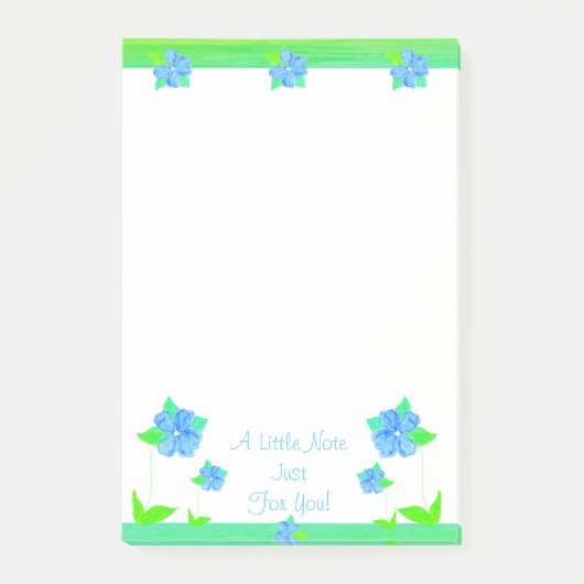 Bloem gecentreerd post-it® notes (Voorkant)