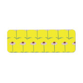 bloem geel etiket (Voorkant)