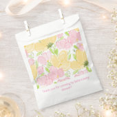 Bloem Geel Roze Bedankzakje (Geknipt)