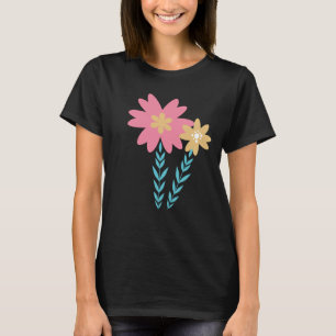 Bloem Geel Roze Bloemstuk Tuin Tank Top