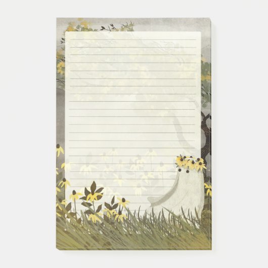 Bloem Geest - Gelinieerd Briefpapier Post-it® Notes (Voorkant)