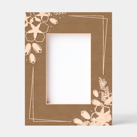 Bloem Gegraveerde Lijstjes (Voorkant)