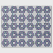 bloem geometrie mandala patroon ontwerp cadeaupapier (Vlak)