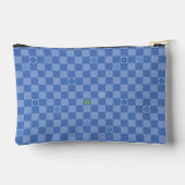 Bloem Geruit Patroon No. 01 - Lichtblauw Etui (Achterkant)