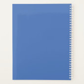 Bloem Geruit Patroon No. 01 - Lichtblauw Planner (Achterkant)