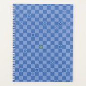 Bloem Geruit Patroon No. 01 - Lichtblauw Planner (Voorkant)