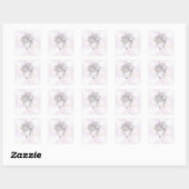 Bloem Gezicht Sticker (Vel)