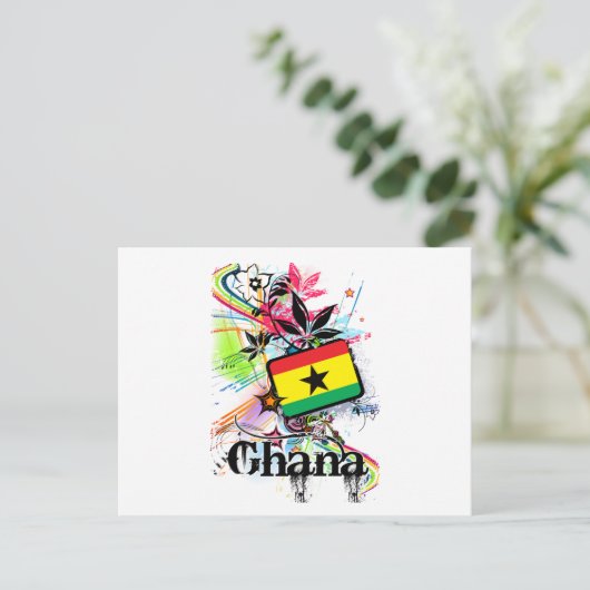 Bloem Ghana Briefkaart (Staand voorkant)