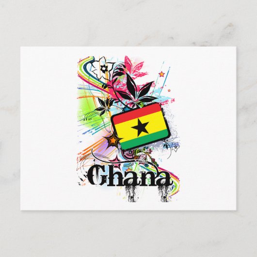 Bloem Ghana Briefkaart (Voorkant)