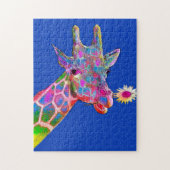 Bloem Giraffe Legpuzzel (Verticaal)