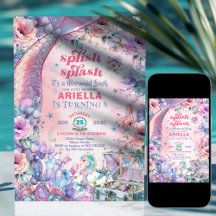 Bloem Glitter Zeemeerminstaart 8e Verjaardag