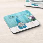 Bloem Gnome Bier Onderzetter (Linkerzijde)