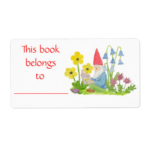 Bloem Gnoom boek label