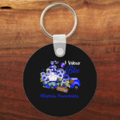 Bloem Gnoom Survivor Alopecia Awareness Sleutelhanger (Voorkant)