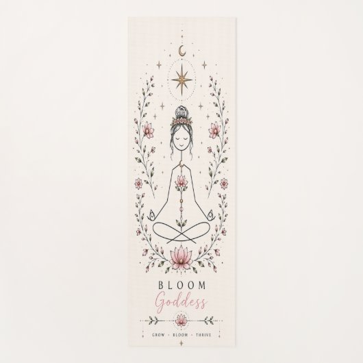 Bloem Godin Bloem Yoga Mat (Voorkant)