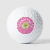 Bloem golf Golf Ballen Witte Bloem (Voorkant)
