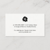 Bloem Graphics | Bloemenwinkel | Bloemist Visitekaartje (Achterkant)