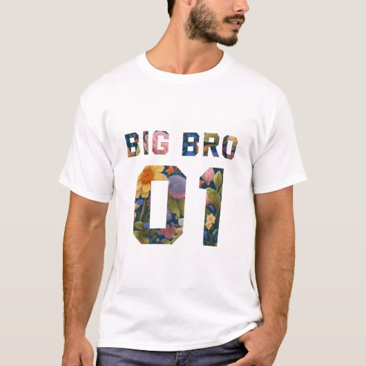 Bloem grote bro 01 t-shirt (Voorkant)