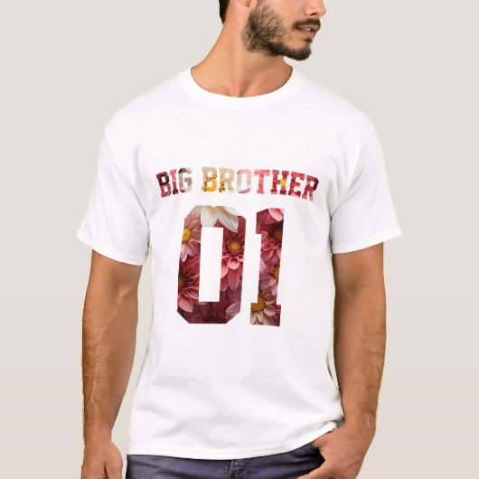 Bloem grote broer 01 t-shirt (Voorkant)