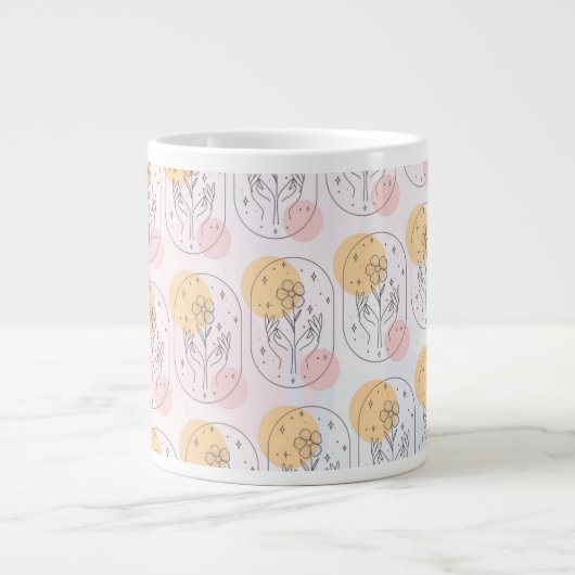 Bloem Grote Koffiekop (Voorkant)