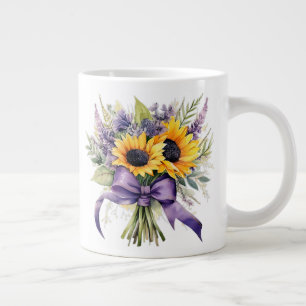 Bloem  grote koffiekop