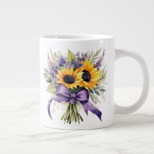 Bloem  grote koffiekop (Rechts)