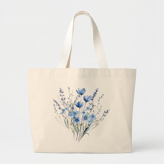 Bloem Grote Tote Bag (Voorkant)